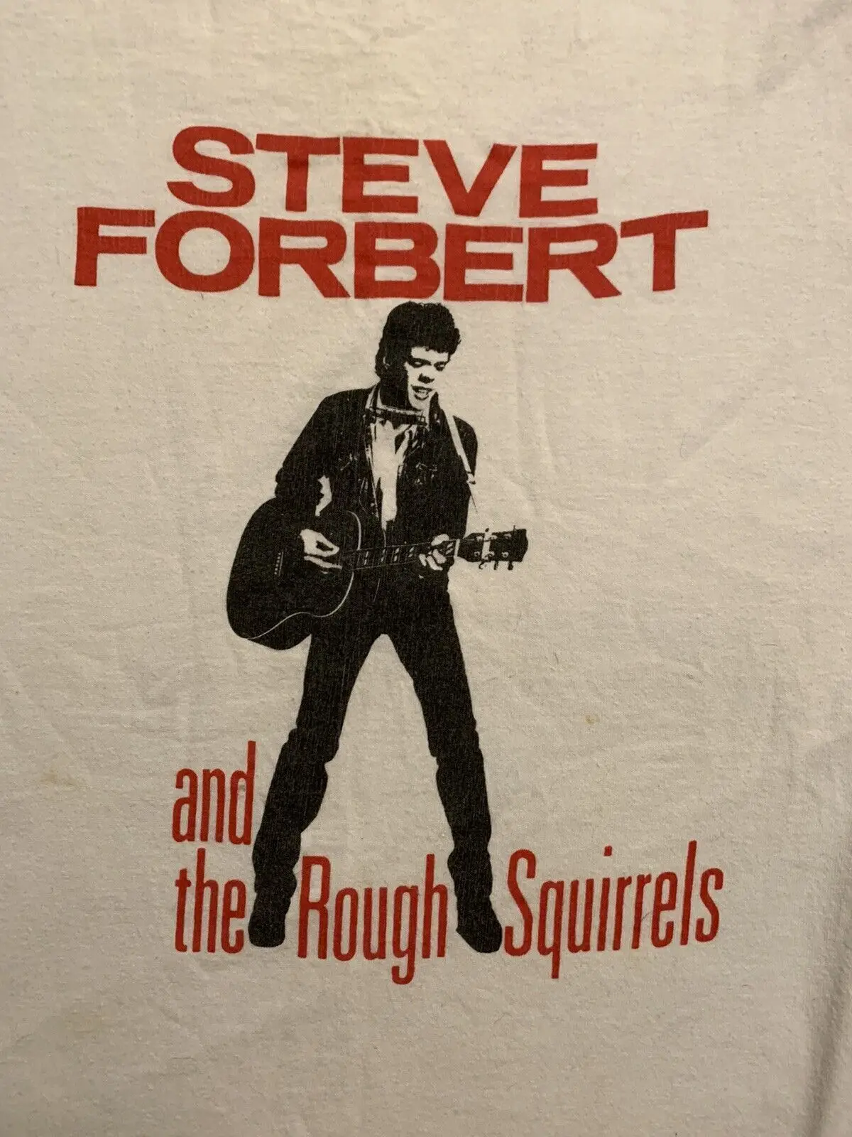 Steve Forbert & The Rough Squirrels 1980’s Concert T-shirt All Sizes T360