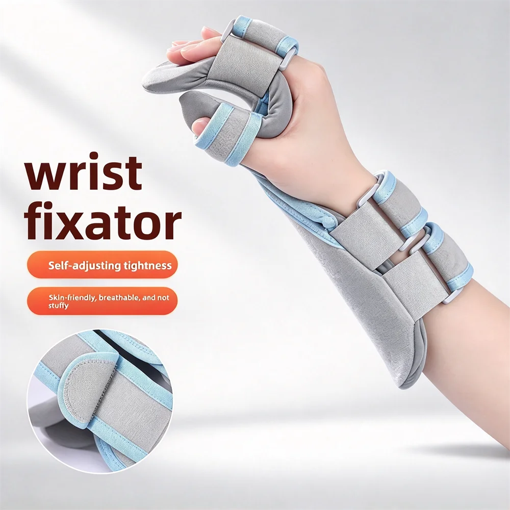 Lightweight Comfortable Adjustable Wrist‑Brace With Support Splint, Breathable Wrist‑Stabilizing Wrap, Guard Fits Left or Right