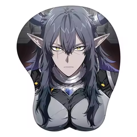 Hel Kaldun Anime 3D Mouse Pad Wrist Rest Silicone Creative Gaming Mousepad Mat