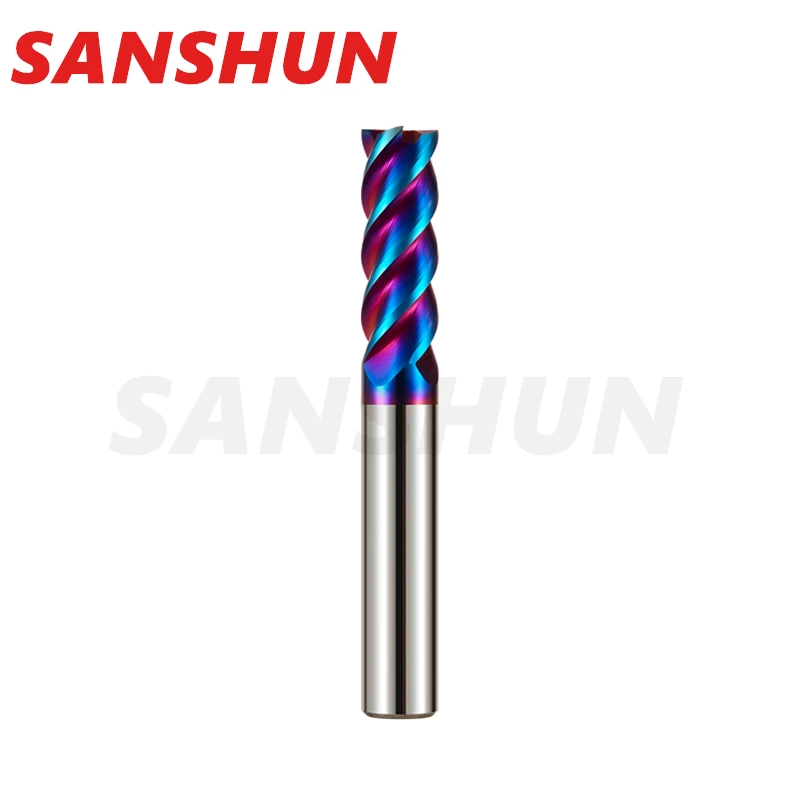 4 Flutes HRC65 Carbide End Mill CNC Cutting tools Alloy Carbide Milling EndMills Tungsten Steel Milling Cutter Square Router Bit