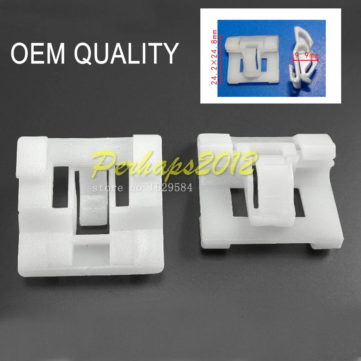 10/100x OEM for Honda Civic 92-95 Window Belt Moulding 91510-SR3-003 91510SR3003  Clip Nylon Retainer