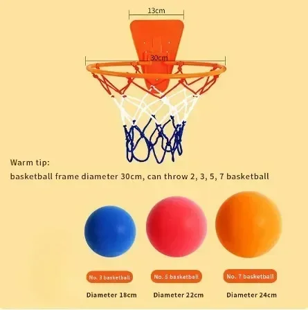 Filet de sport de basket-ball d\'intérieur silencieux, matériau en mousse haute densité, rebondissant, entraînement de balle, gratuit, portable,