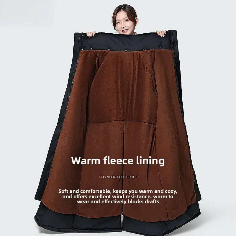 Good Electric Vehicle Fleece Thickened Windshield Winter Warm Double-sided Waterproof Battery Car Handle Cover Windshield
