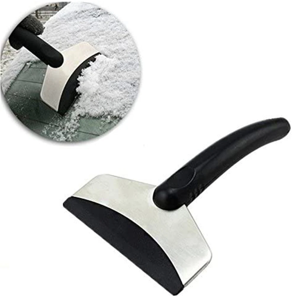 Car Ice Scraper Windshield Ice Breaker Quick Clean Glass Brush Snow Remover TPU Tool Auto Window Winter Snow Brush Shovel