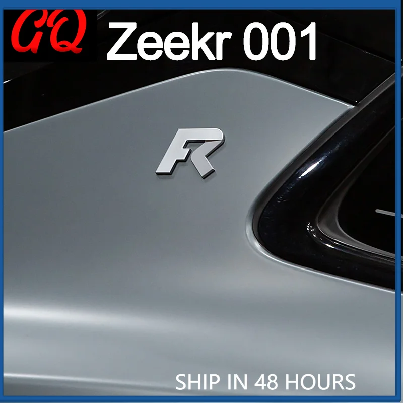 

ZEEKR 001/X/007/009 car personality FR logo modification ABS rear trunk logo body sticker