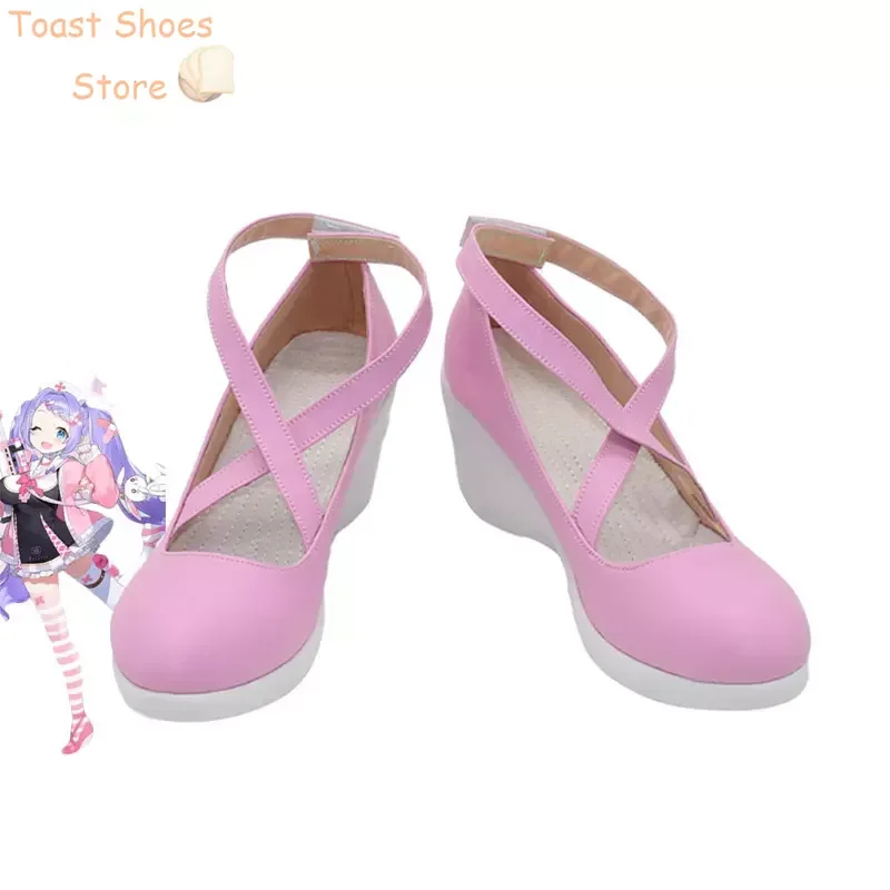 

Asagao Hanae Cosplay Shoes Game Blue Archive Cosplay Prop PU Leather Shoes Halloween Carnival Boots Costume Prop