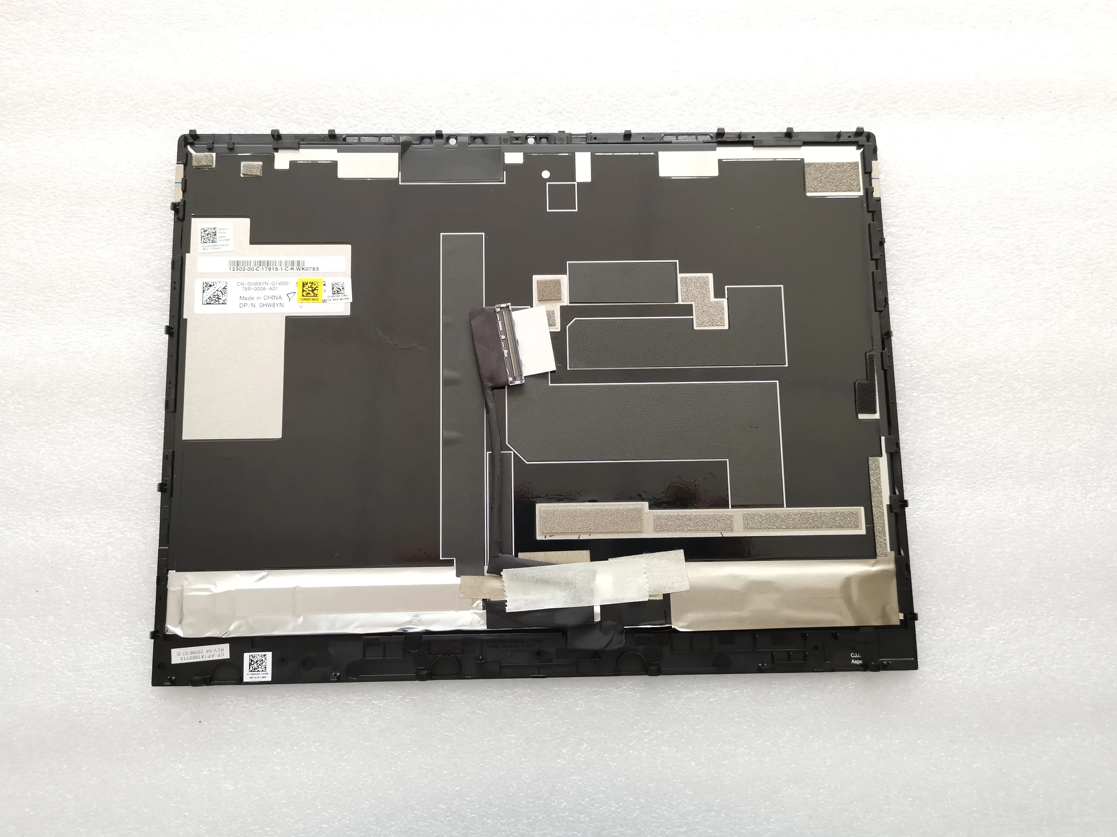 شاشة LCD 12.3 بوصة لـ Dell Latitude 7285 2 في 1 29F2K HW8YN LQ123Z1JX31 شاشة LCD تعمل باللمس مع مجموعة إطار الحافة