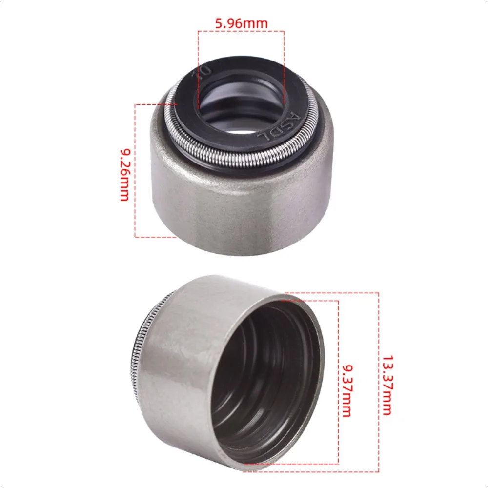 Intake Exhaust Valve Stem Seal M01-12129-00-00 for YAMAHA ATV YFM 350 YFM350 Grizzly YFM400 Big Bear YFM450 Kodiak YXR45F Rhino