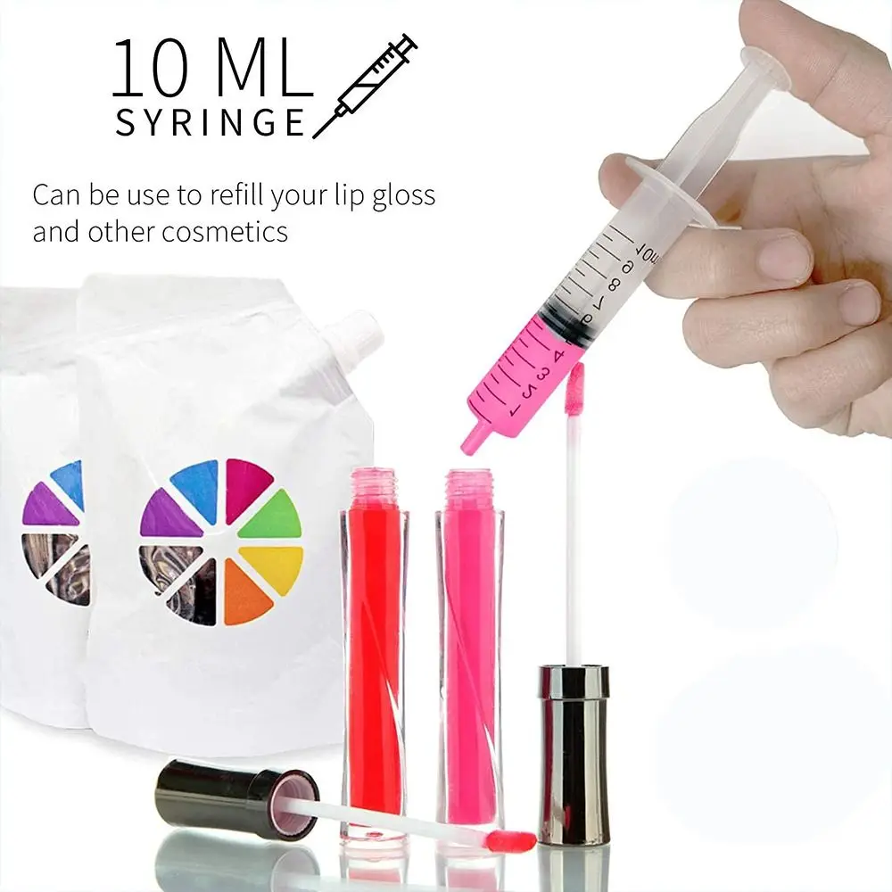 1/30Pcs Reusable Transparent 10ml/cc Plastic Syringe Large Syringes Tools Measuring Syringe Industrial & Scientific