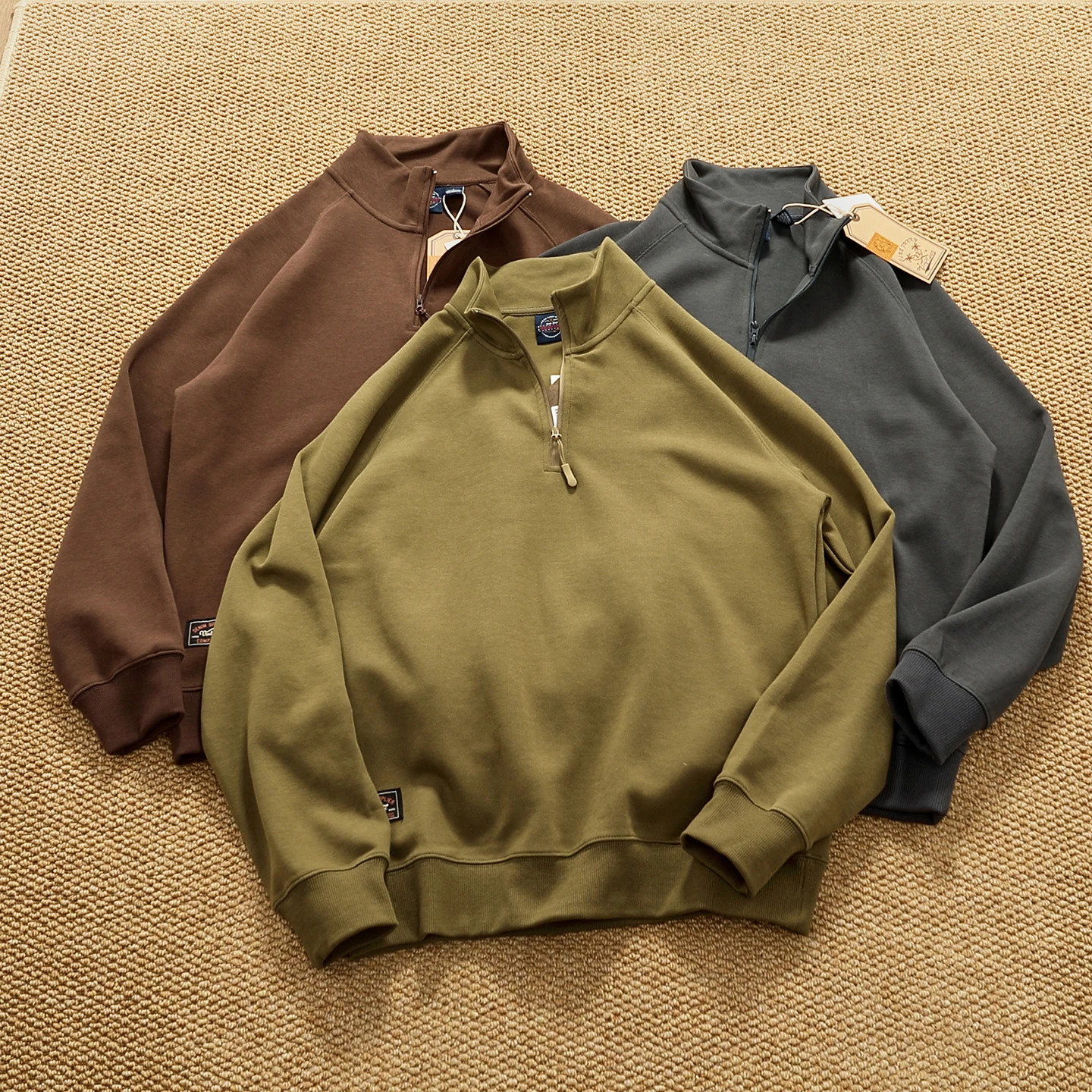 

Мужская осенне-зимняя толстовка с капюшоном и открытым воротником из хлопка, однотонная, универсальная, модная, в уличном стиле