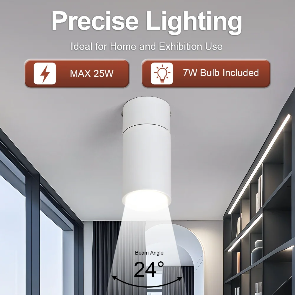 Foldable LED Downlight GU10 3Colors Ceiling Spot Light For Home Bathroom Kitchen Room Decor Lights Fixture Downlight 110V 220V - view 5