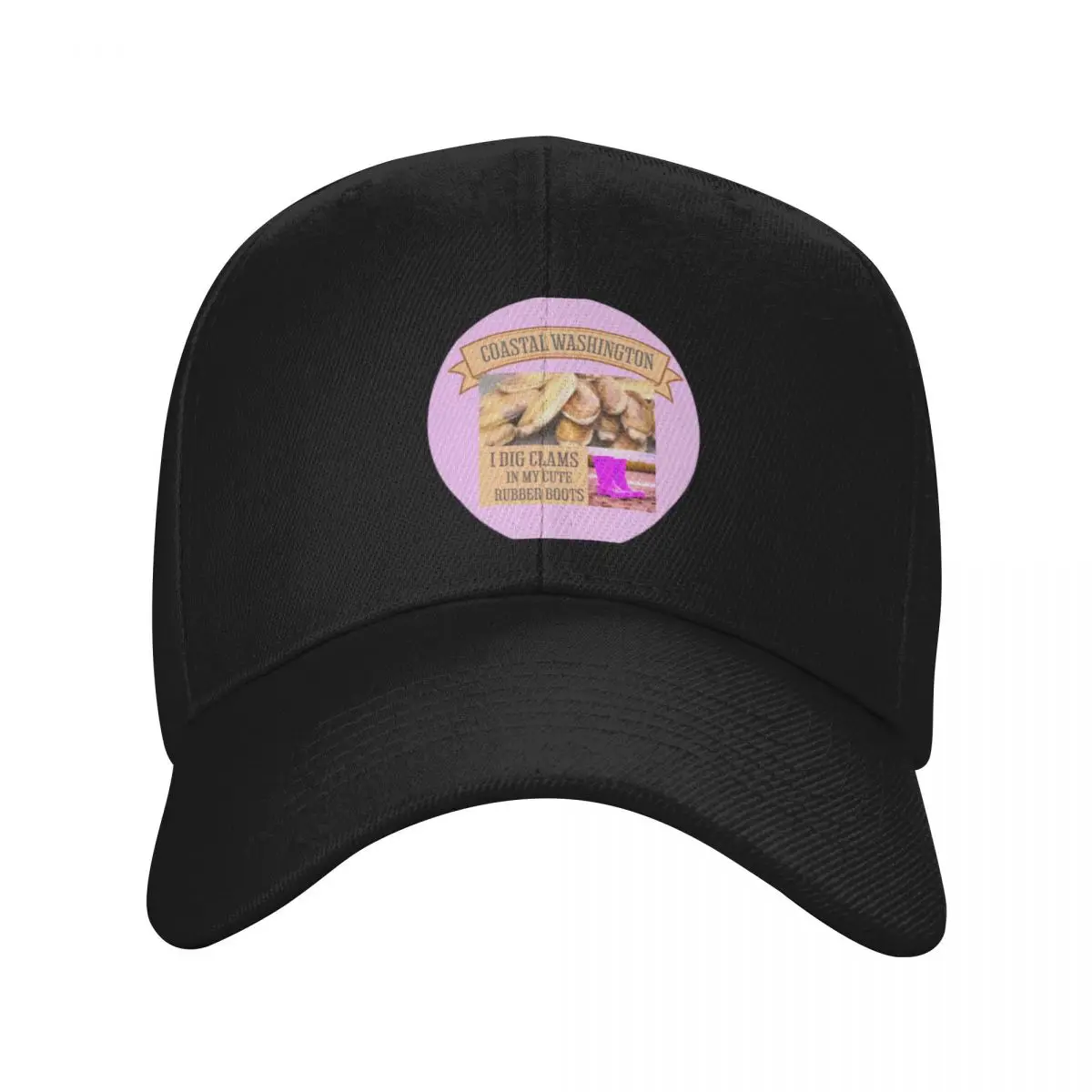 Fashion Cute Rubber Boots Washington Coastal Pacific Northwest baseball cap Foldable Luxury Woman Cap