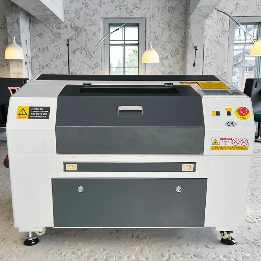 

50w/60w/80w 6040 3050 Mini Double Head Desktop Co2 Laser Cutting Engraving Machine