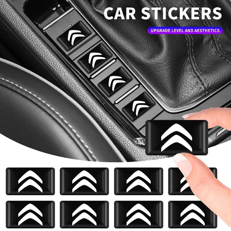 10Pcs Car Emblem St… - image