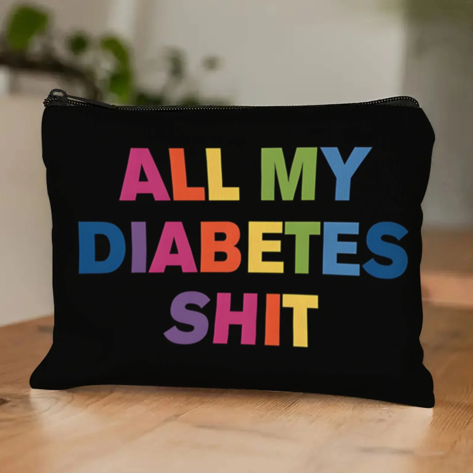 حقيبة عطر مكياج نسائية من Fashion Life Theme بديلة صديقة للبيئة من القماش قابلة للطي حقيبة تخزين #3