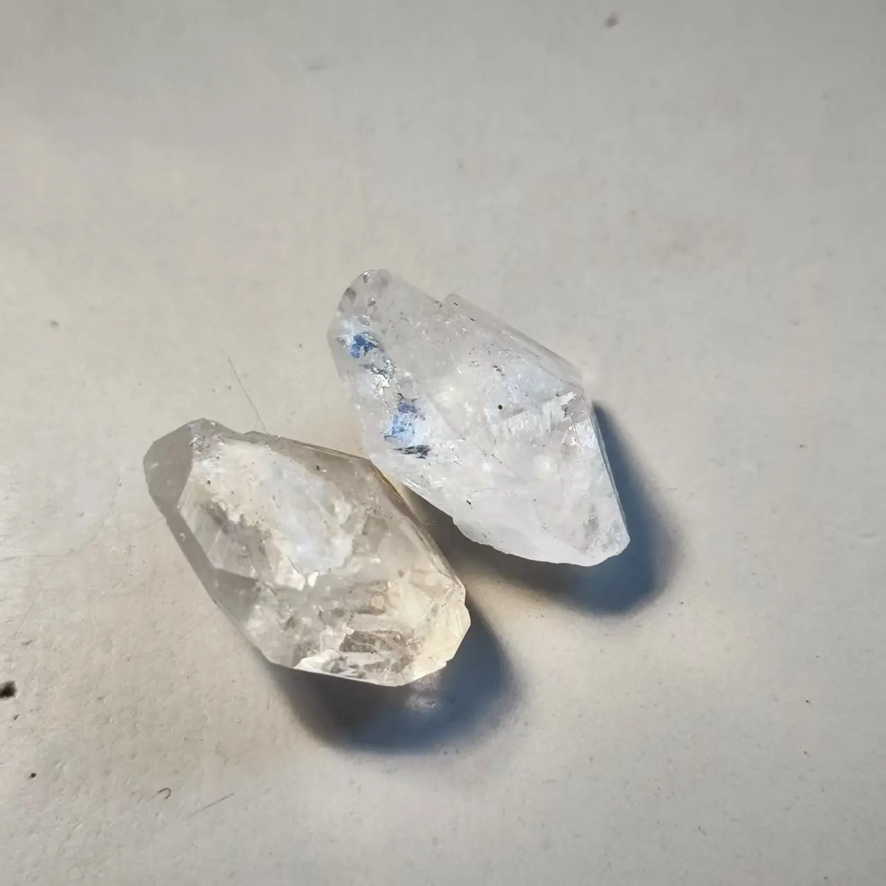 Natural Herkimer Diamond Clear Crystal Stone Jewelry Making Mineral Specimens Reiki Healing Gemstones Power Home Ornament