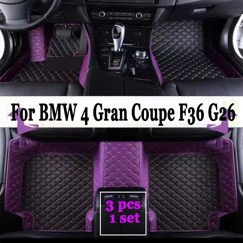 

Автомобильные коврики на заказ для BMW 4 Gran Coupe F36 G26 2014-2023 лет, 4 двери, автомобильные ковры, аксессуары для ног Coche