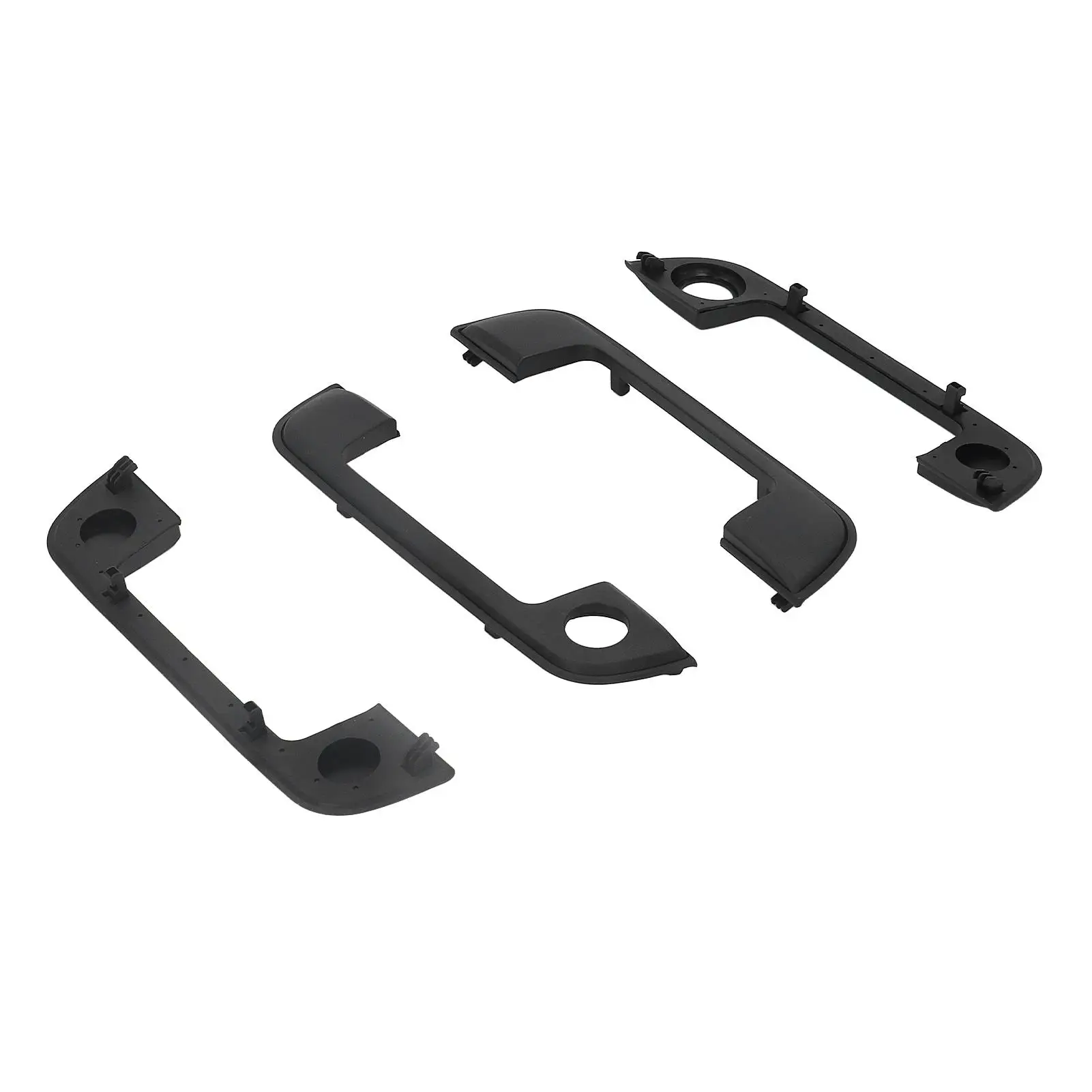 Car Exterior Door Handle 51218122442 Black Door Handle Frame Trim Cover Set for BMW E36 E34 E32