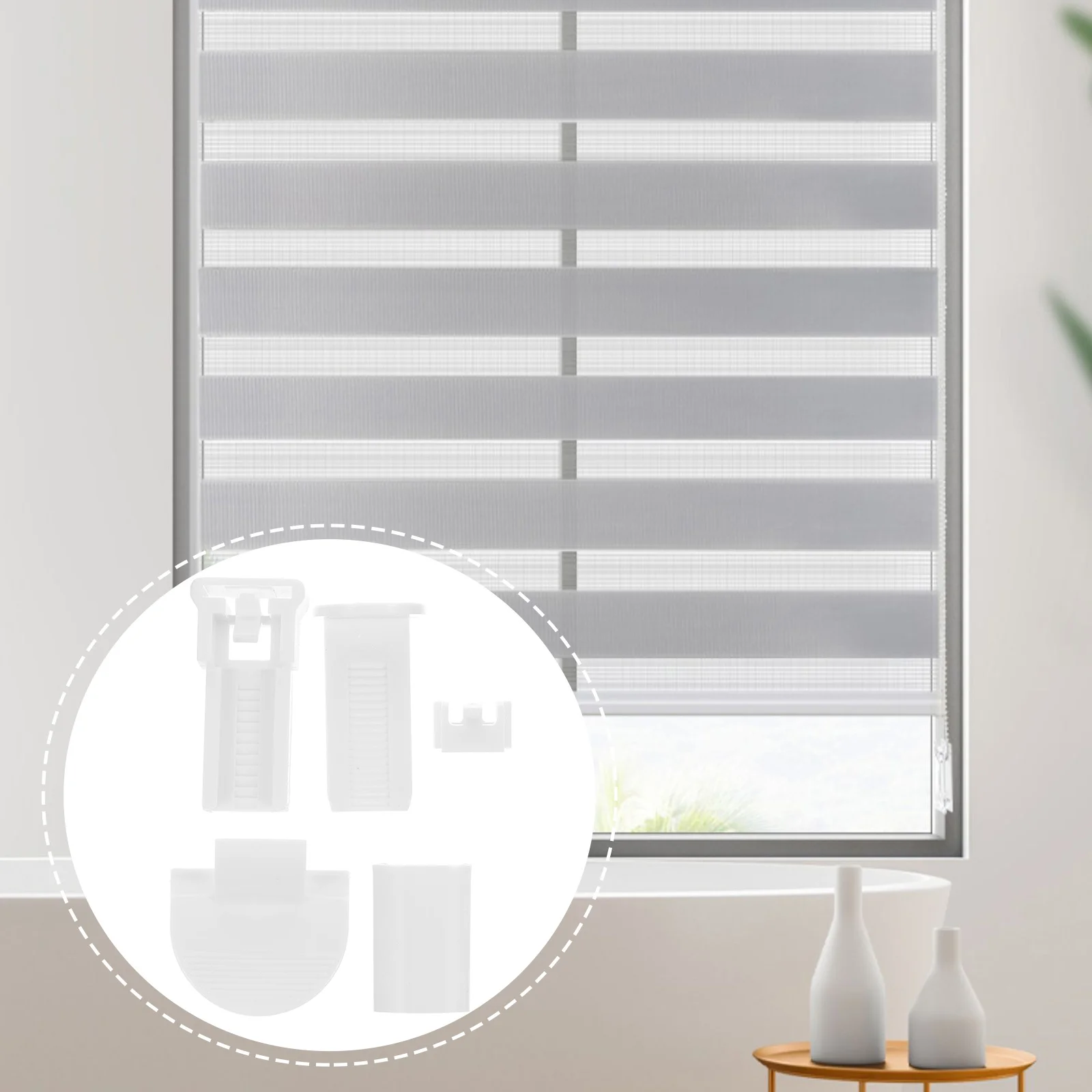 

32Pcs Stable Pom Pleated Blind Fixers Replacement Stems Easy Installation Long Lasting Durability Vertical Blind Parts