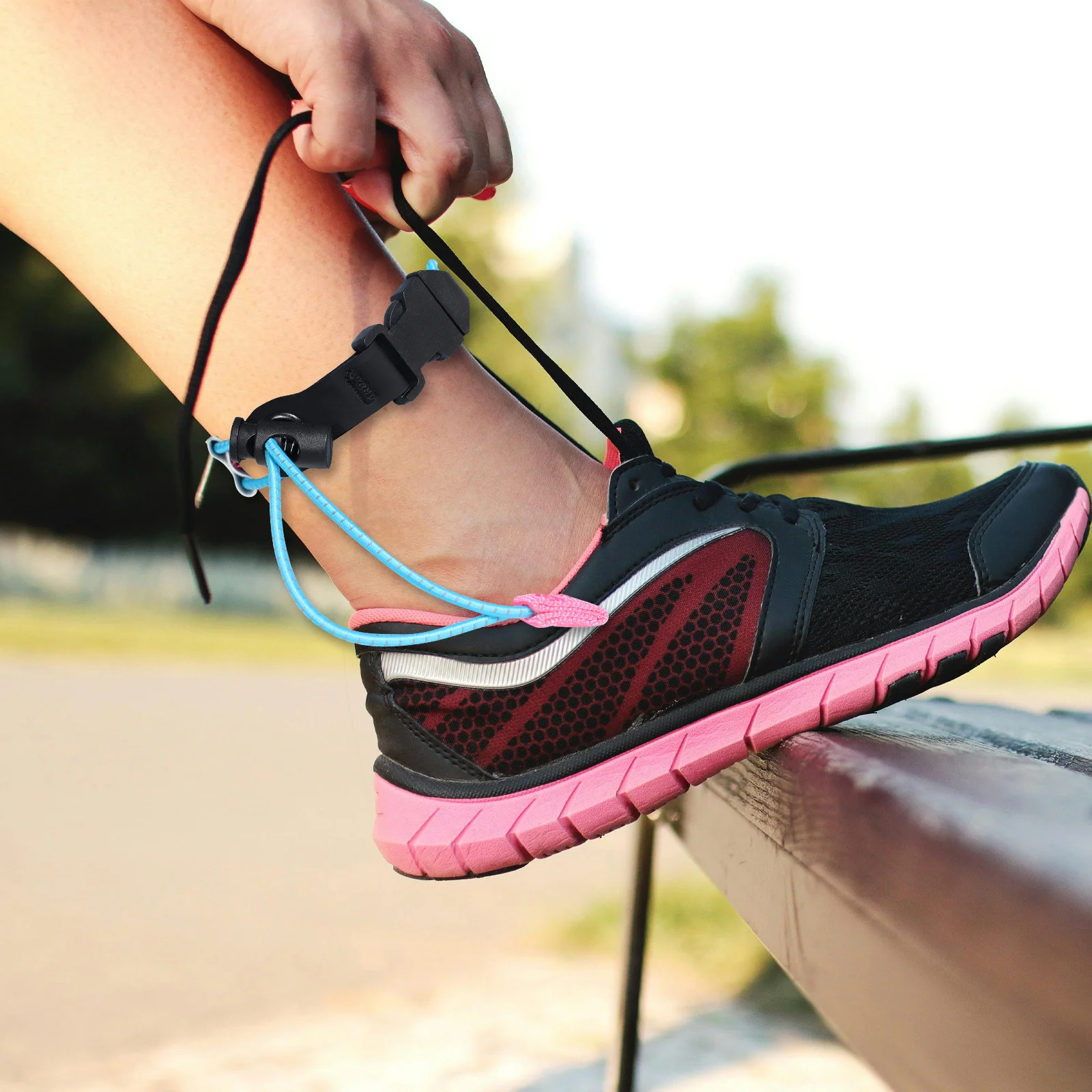 Bandes réfléchissantes pour pantalons, 2 pièces, Clips de manchette, sangles élastiques, course de nuit, cyclisme, sécurité, visibilité, bandes de jambe, sangle de cheville pour vélo en plein air
