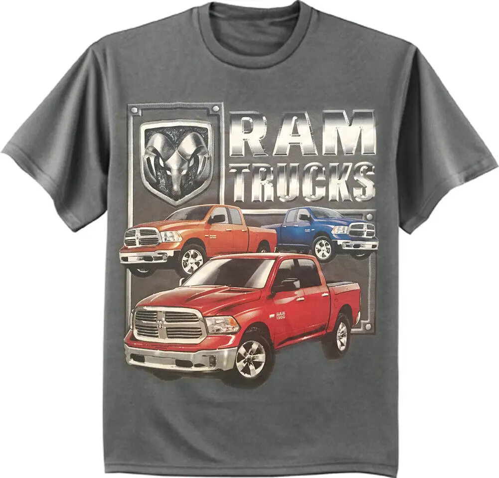 Mens Graphic Tees Dodge Ram Hemi Trucks T-shirt