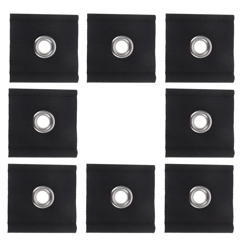 

8Pcs Awning Eyelets for Rv Canopy Weather Resistant Secure Connection to Piping Rails Lightweight Universal Awning Rail Eyelet