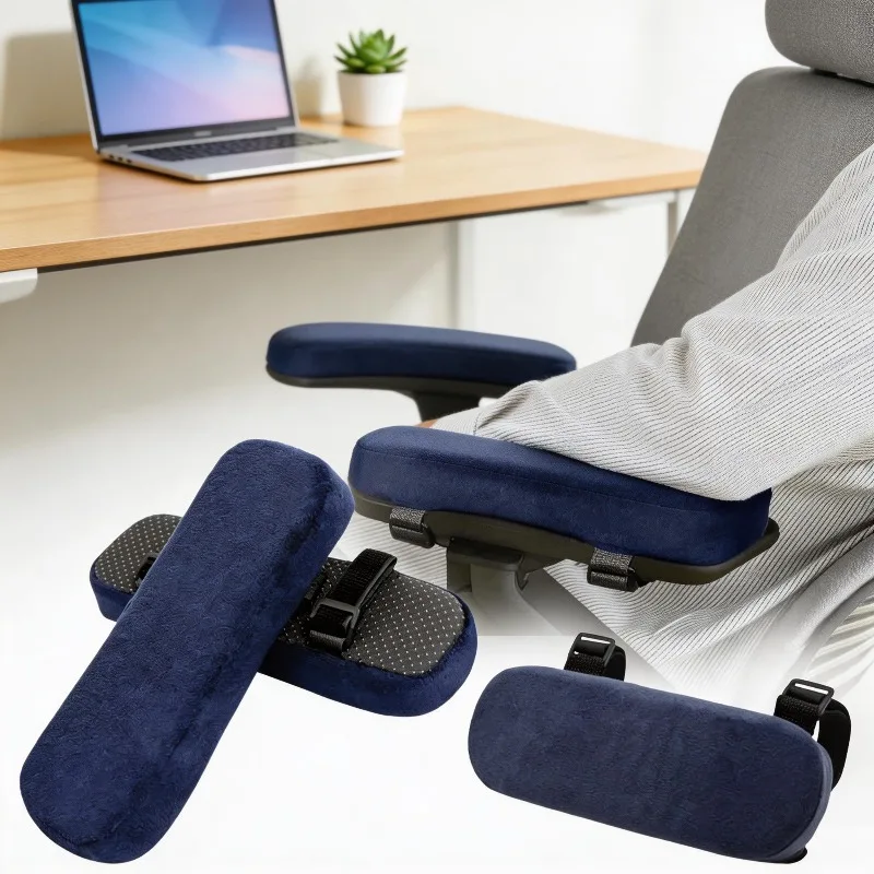 Soft Armrest Cushion PP Sponge Foam Armrest Cushion 1/2PCS for Home Office Chair Computer Gaming Elbow Pad Removable Washable