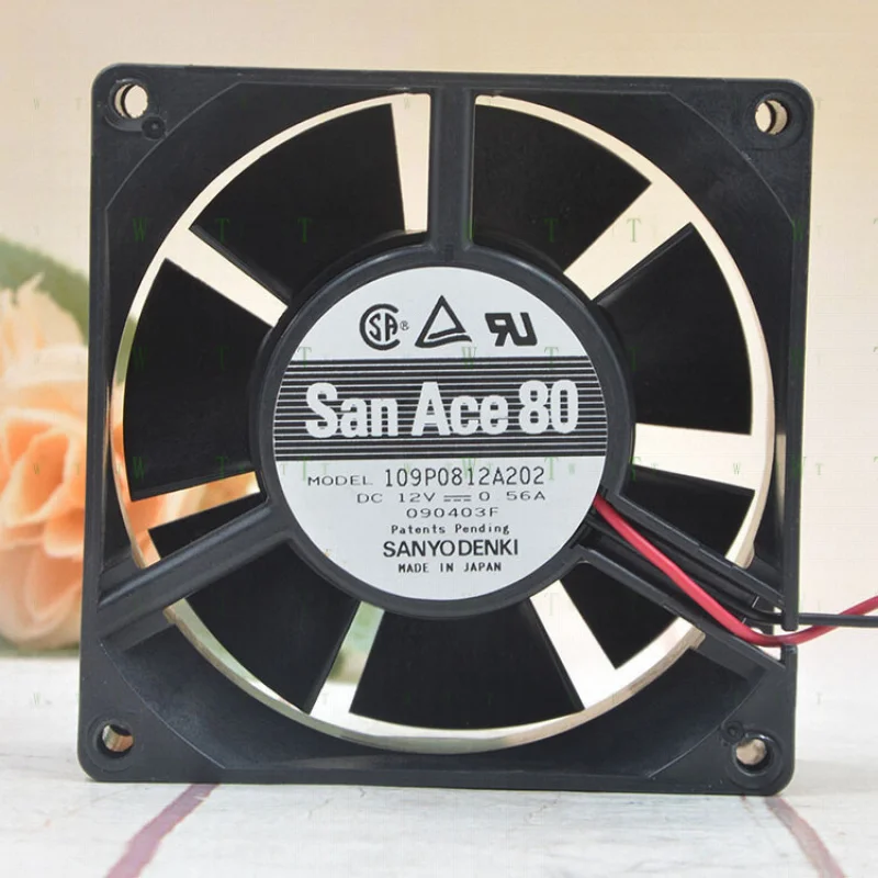 

H Sanyo san Ace 80 8 см 12 В 0,56 А 8032 109p0812a202 Бесшумный вентилятор