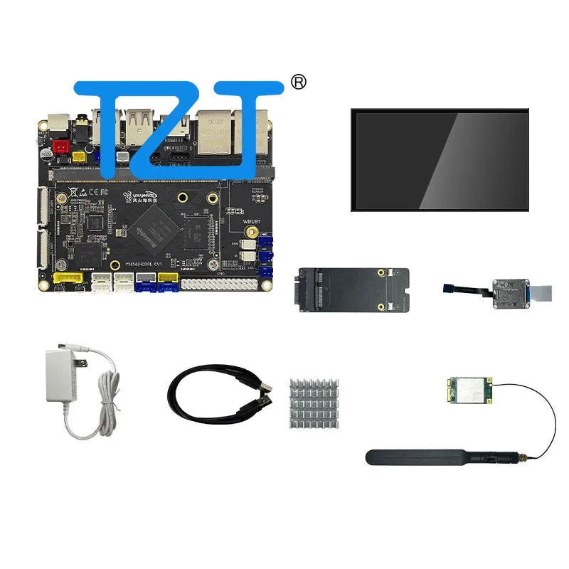 

TZT YY3568 Core Board Deluxe Combo (2GB+16GB/4GB+32GB/8GB+64GB without/with WiFi) for Intelligent Hardware/AI Robot Development