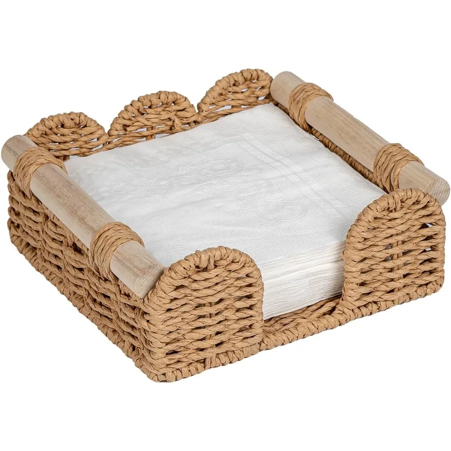 

Зубчатый держатель для тыквы для стола, согревающий дом, домашний декор для кухни, бумажная веревка, плоский диспенсер для тыквы, поднос для полотенец для гостей для ванной