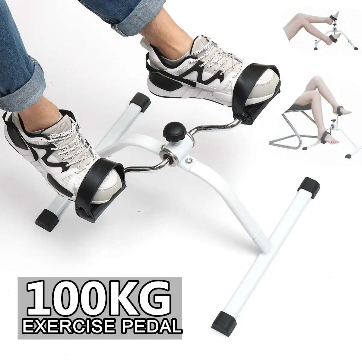 Indoor Legs Trainer Fitness Pedal Exercise Fitness Bike Elderly Cycle Rehab Workout Home Gym Fitness Equipment