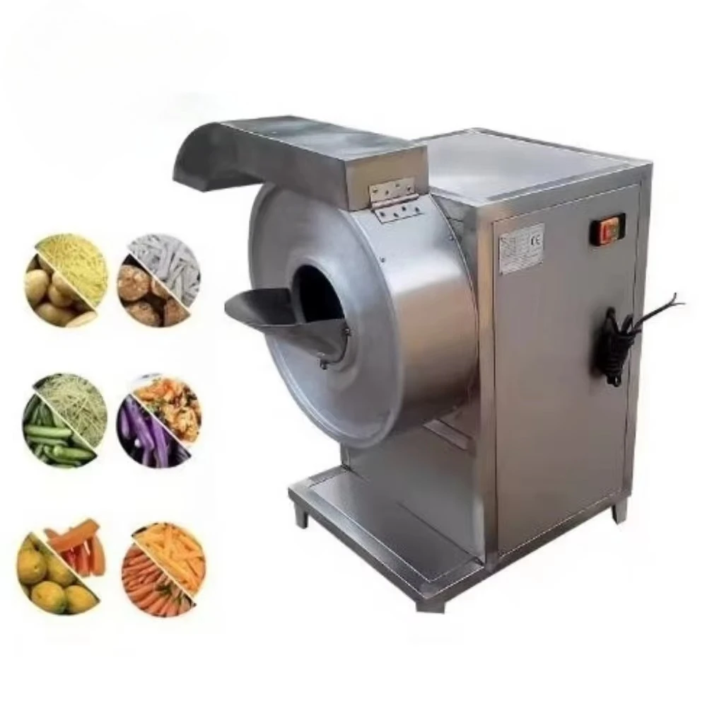 Customized Cutting Machine Commercial Electric Potato Carrot Ginger Slicer Shred Vegetable Cutter