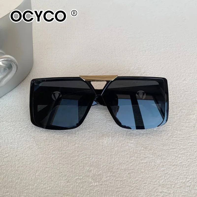 Vintage Quadratische männer Sonnenbrille Marke Designer Brief V Sonnenbrille Frauen Fahren Gläser UV400 Brillen – Detail 7