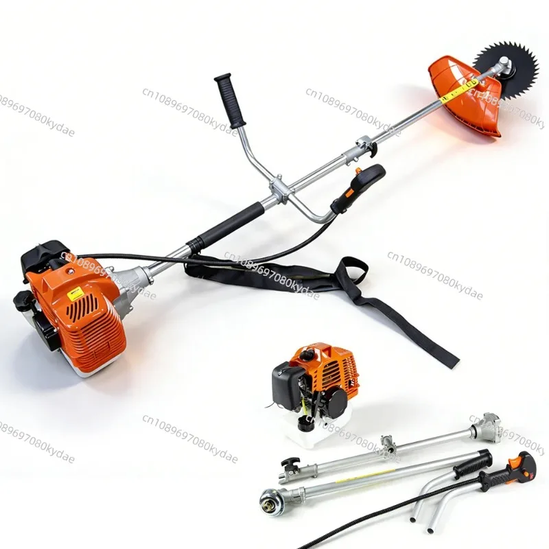 

52cc 2 Stroke Gas Brush Cutter 7500RPM Grass Trimmer Weed Eater Backpack Grass Trimmer for Garden Lawn Clearing