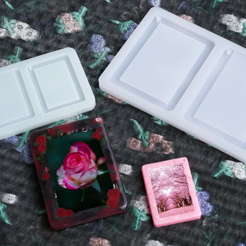 Photo Frame Epoxy Mold for DIY Decorative Craft Jewelry Making Silicone Mould