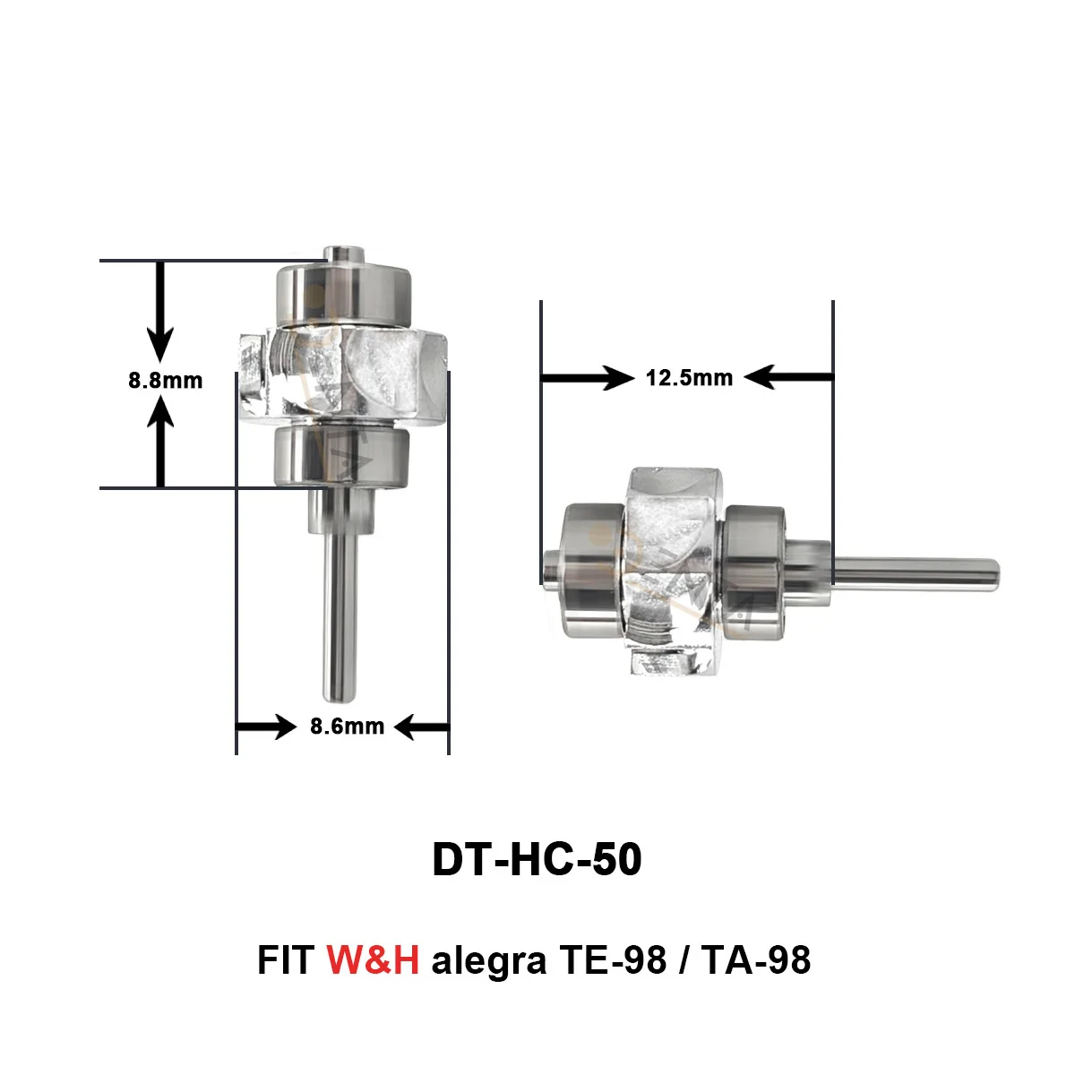 17 ทันตกรรม Turbine ตลับหมึก Air Rotor Handpiece ความเร็วสูงโรเตอร์ Fit W & H alegra TE-98/TA-98 Handpiece อุปกรณ์ทันตกรรม