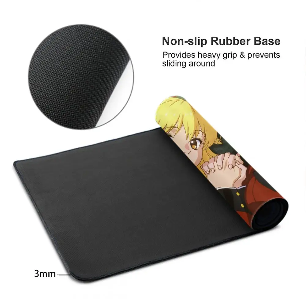 Kakegurui Yumeko Jabami Mouse Pad 500X1000 mm Large Gaming Mousepad Gamer XL Rubber Otaku Keyboard Pad Laptop Desk Mat