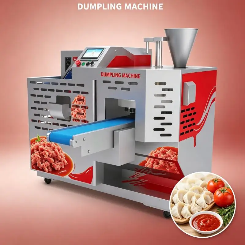 Commercial Dumpling Forming Machine Automatic Dough Filling Wrapping Sealing Equipment for Restaurant Food Production