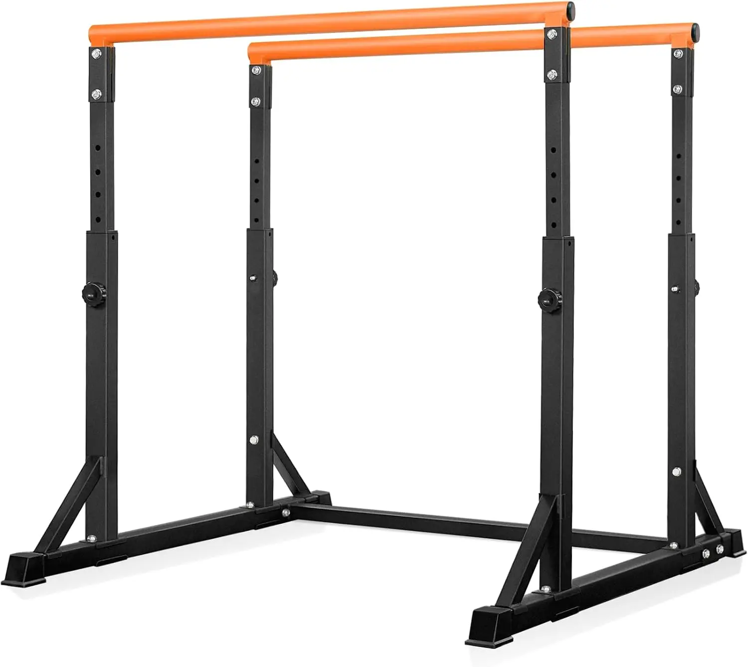 

Dip Bar, Heavy Duty Dip Station with 7 Height Levels, 800lbs Adjustable Parallel Bars for Tricep Dips Pull-Ups L-Sits Calistheni