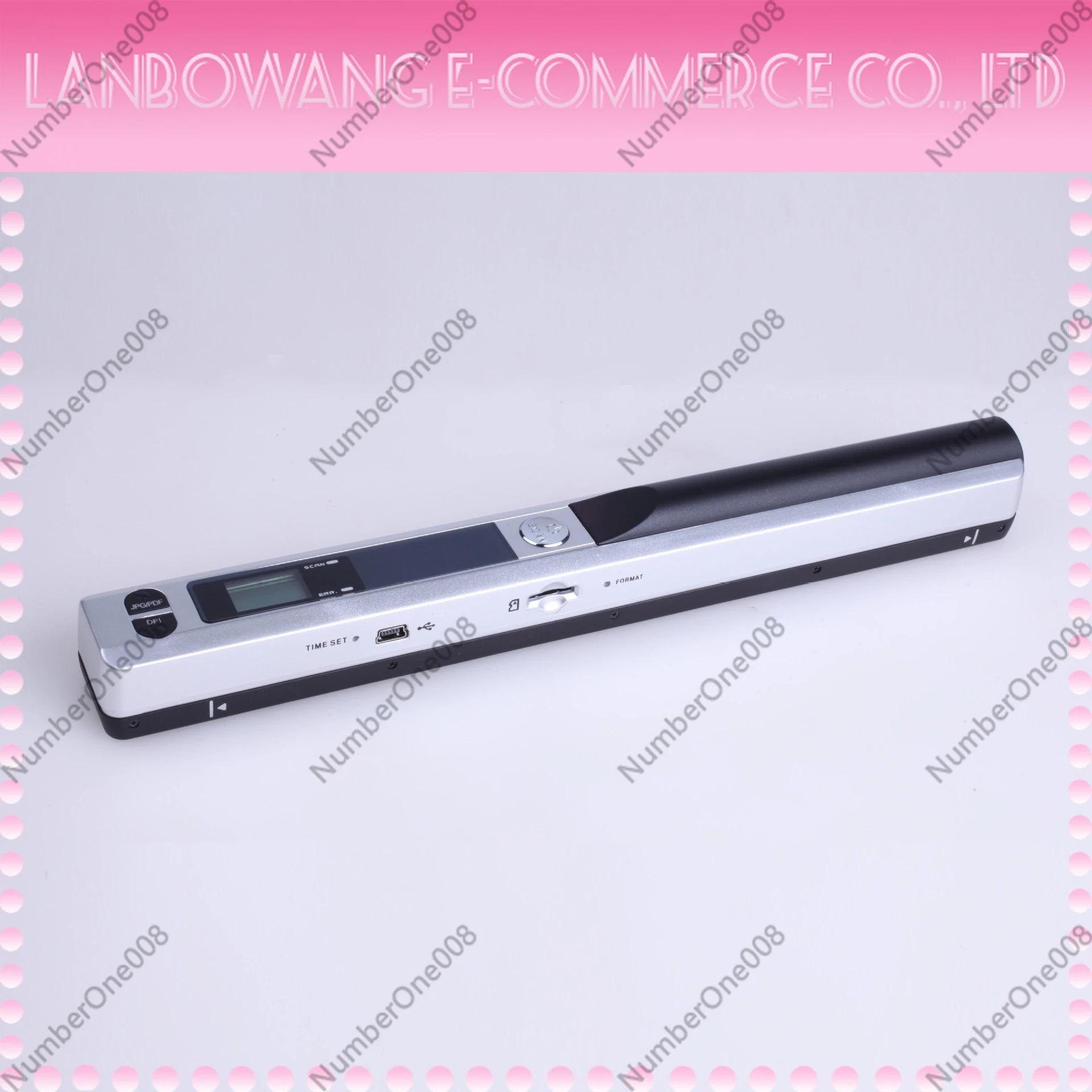 Portable A4 Handheld Scanner Office Travel Document Photo Digitizer High Speed Scan