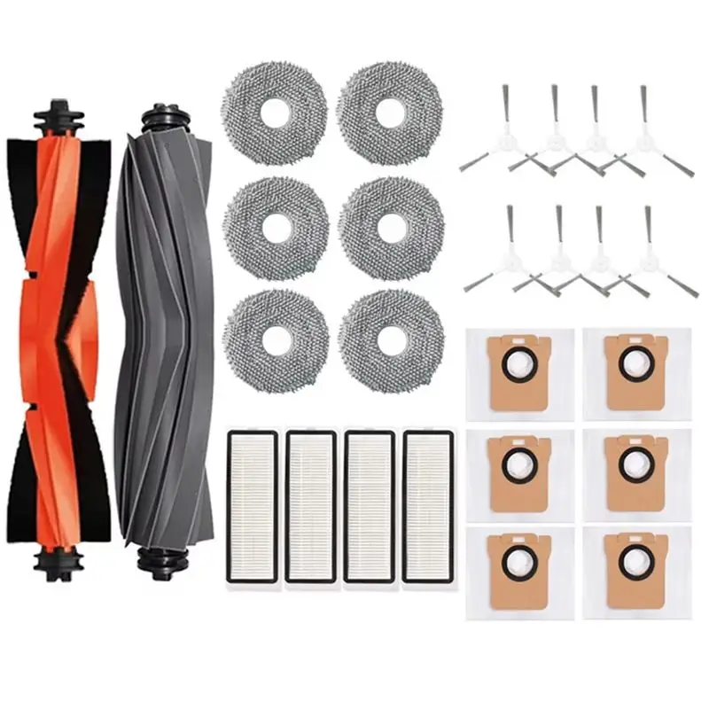 

ABLG для робота-пылесоса Xiaomi X20+/X20 Plus: мешки для сбора пыли, салфетки для влажной уборки, основные и боковые щетки, HEPA-фильтры, запасные части