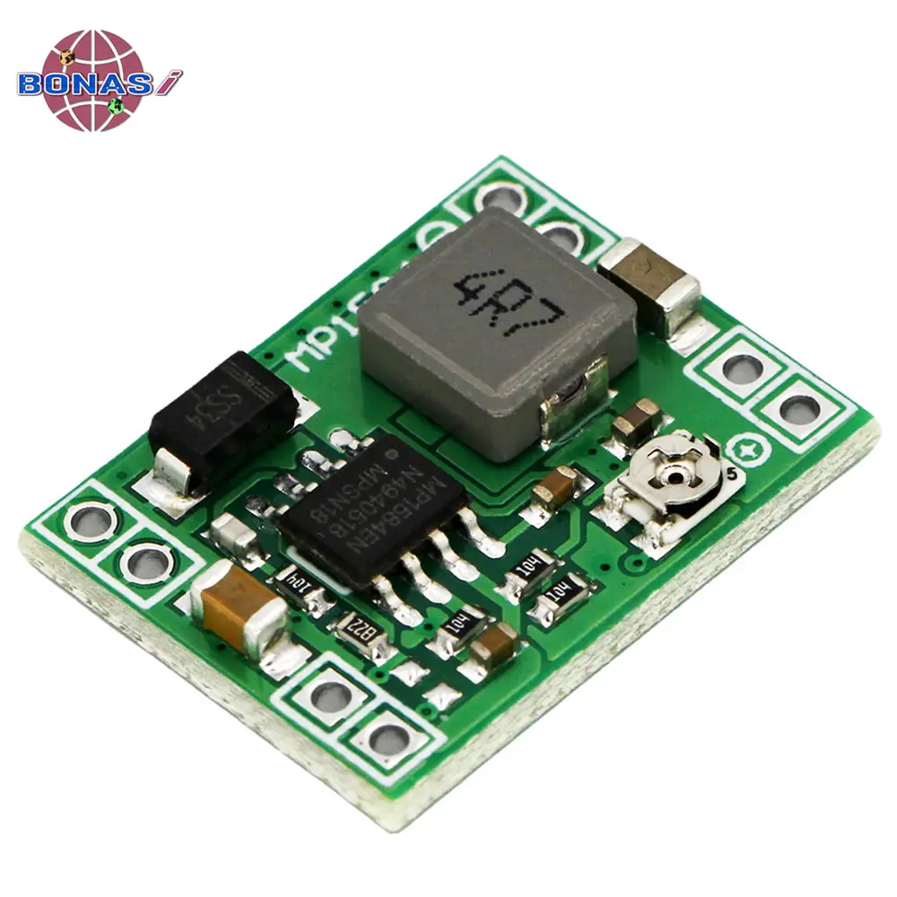 MP1584EN 3A DC-DC Step-down Power Supply Module Adjustable Buck Converter Descending Output 24V 12V 9V 5V 3V MP1584