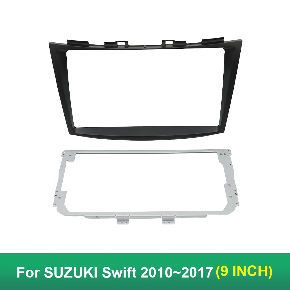 9 Inch Car Frame Fascia Adapter Decoder Android Radio Dash Fitting Panel Kit For Suzuki Swift Ertiga 2012+