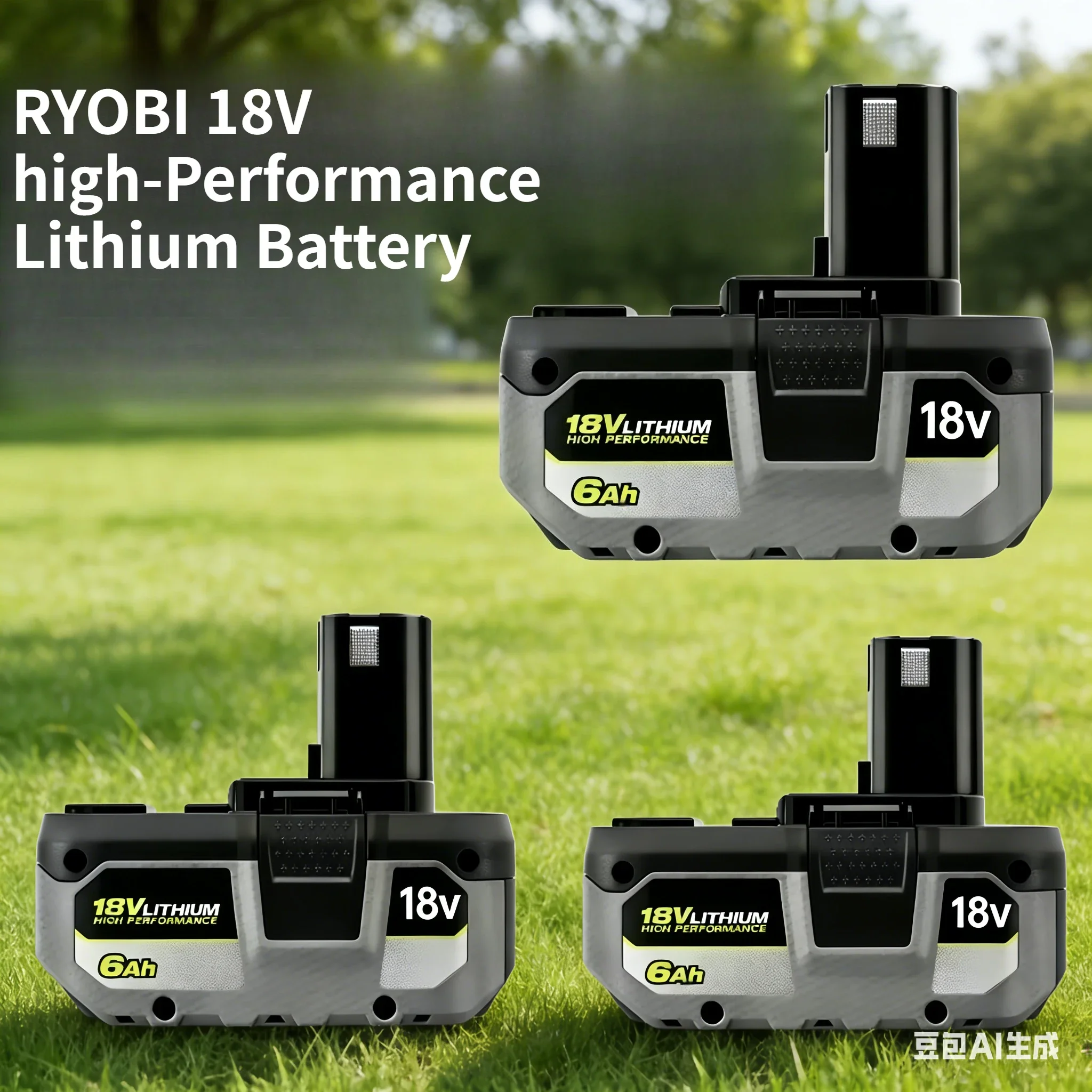 

Сменный литий-ионный аккумулятор 18В для RYOBI P108 P107 P104 P109 RB18L20, 2026, новый, высокопроизводительный, без эффекта памяти