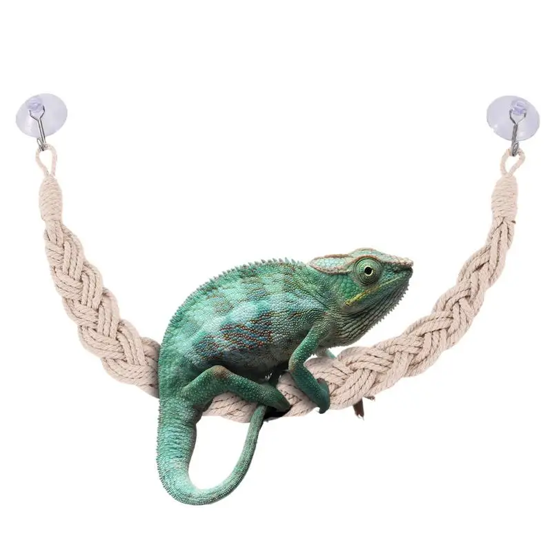 Hermit Crab Climbing Jute Rope Ladder Reptile Tank Terrarium Accessories Lizard Gecko Climbing Jute Rope Ladder Hermit Crab Toys