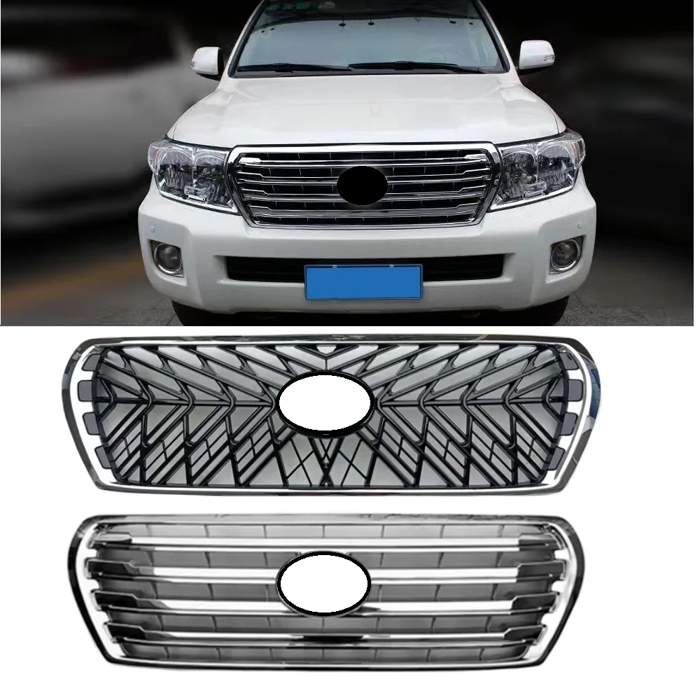 Zewnętrzna automatyczna przednia kratka ABS Pasuje do Land Cruiser 2008 2009-2014 2015 Grille wyścigowe Zderzak Siatkowa osłona maski