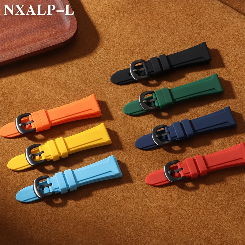 الرجال الرياضة حزام الساعات لينة ساعات سيليكون الفرقة 22 مللي متر 24 مللي متر 26 مللي متر سوار ساعة اكسسوارات ساعة ذكية استبدال معصمه