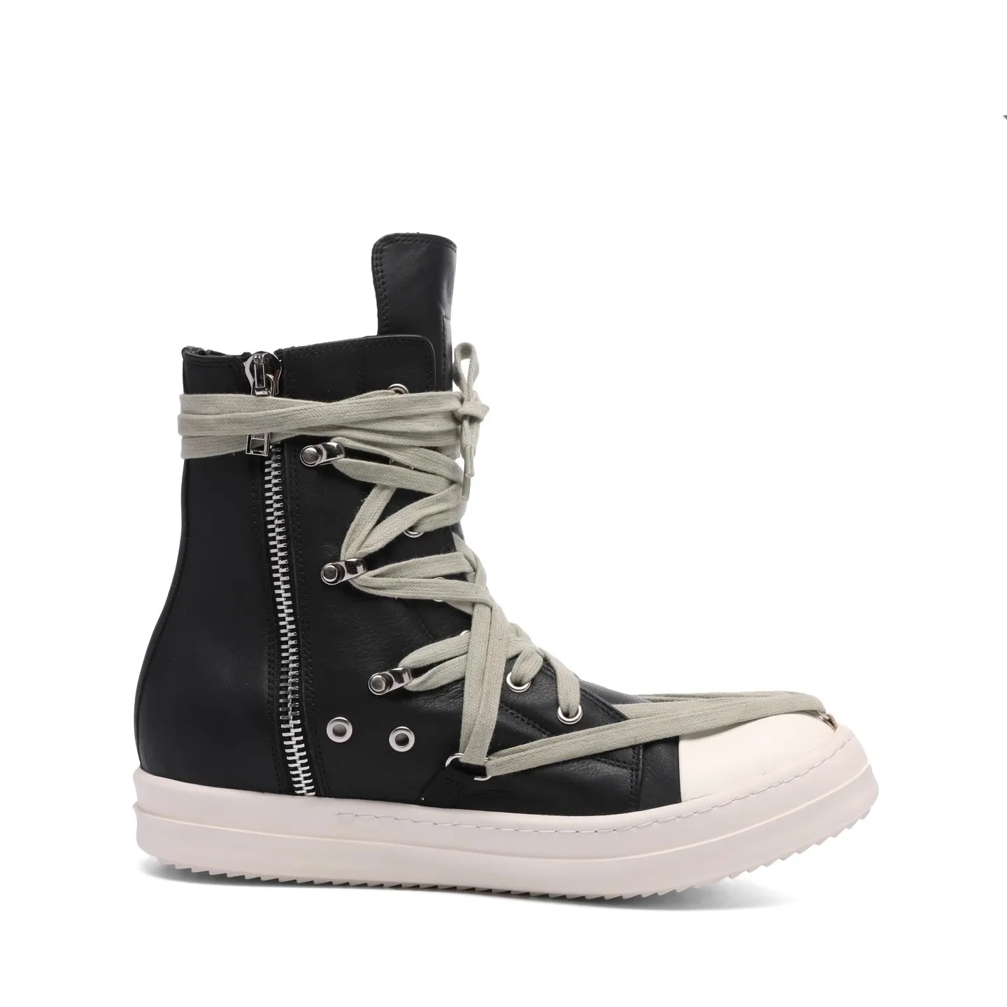 

Brand Men Shoes Owen Genuine Leather Crazy Shoelace Cross-Tied Casual Women Shoes Basic Vintage Luxury Designers Boots