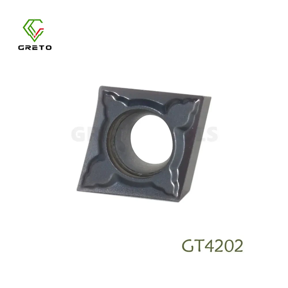 

GRETO CCMT09T302-GF CCMT09T304-GF GT4202 GT4205 карбидный Режущий инструмент для обрезки планшетов CCMT09T308-GF CCMT 09T308 CCMT09