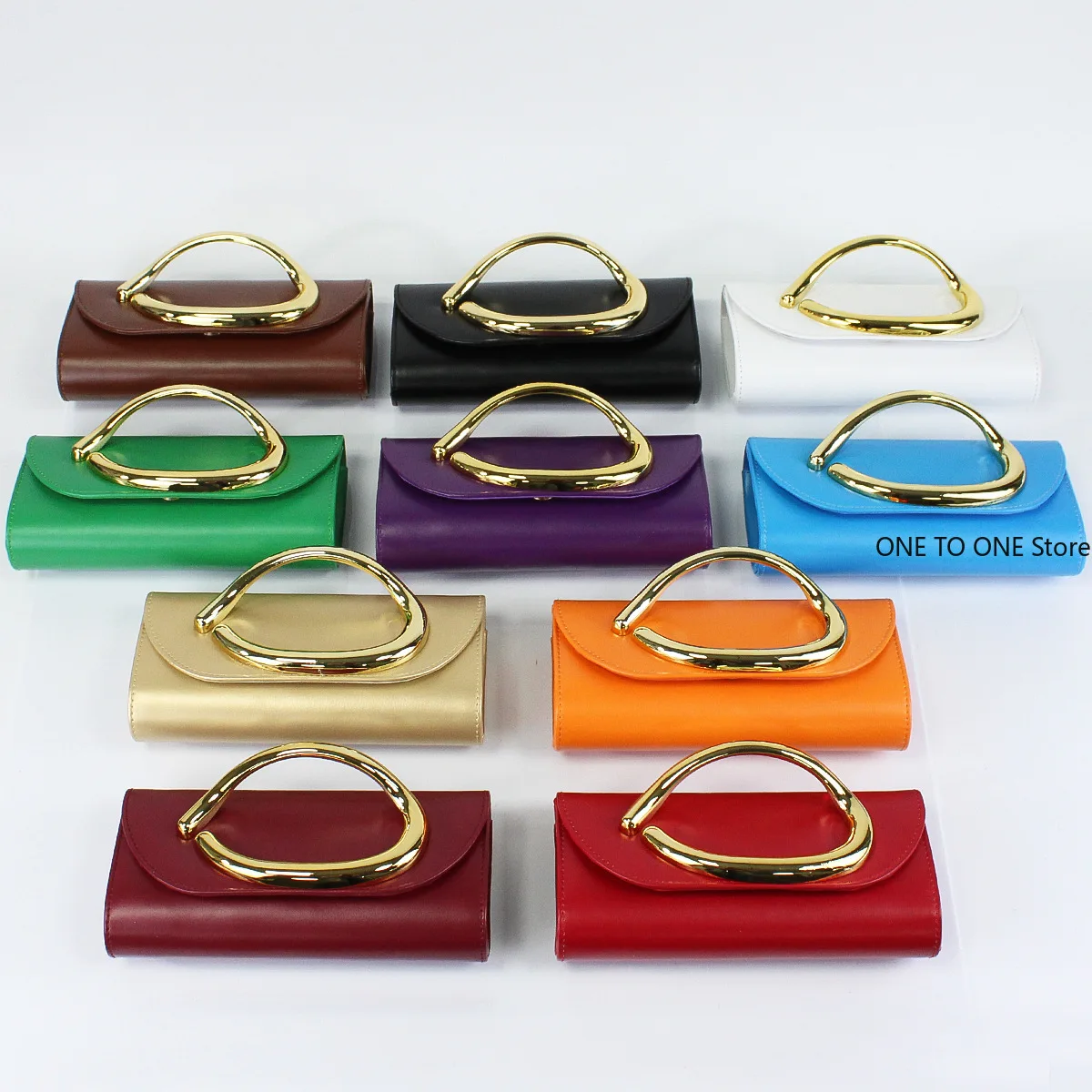 

Luxury Designer Shoulder Bag Wallet Gold Metal Buckle Box Clutch Fashion Women's Evening Bag Party Banquet Chain Crossbody Bag